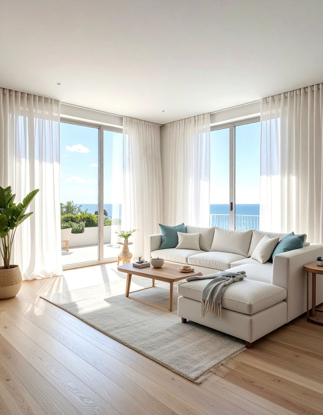 Sheer Curtains - 30 window treatment ideas