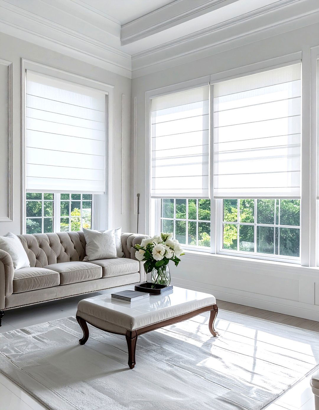 Sheer Horizontal Shades - 30 blinds ideas