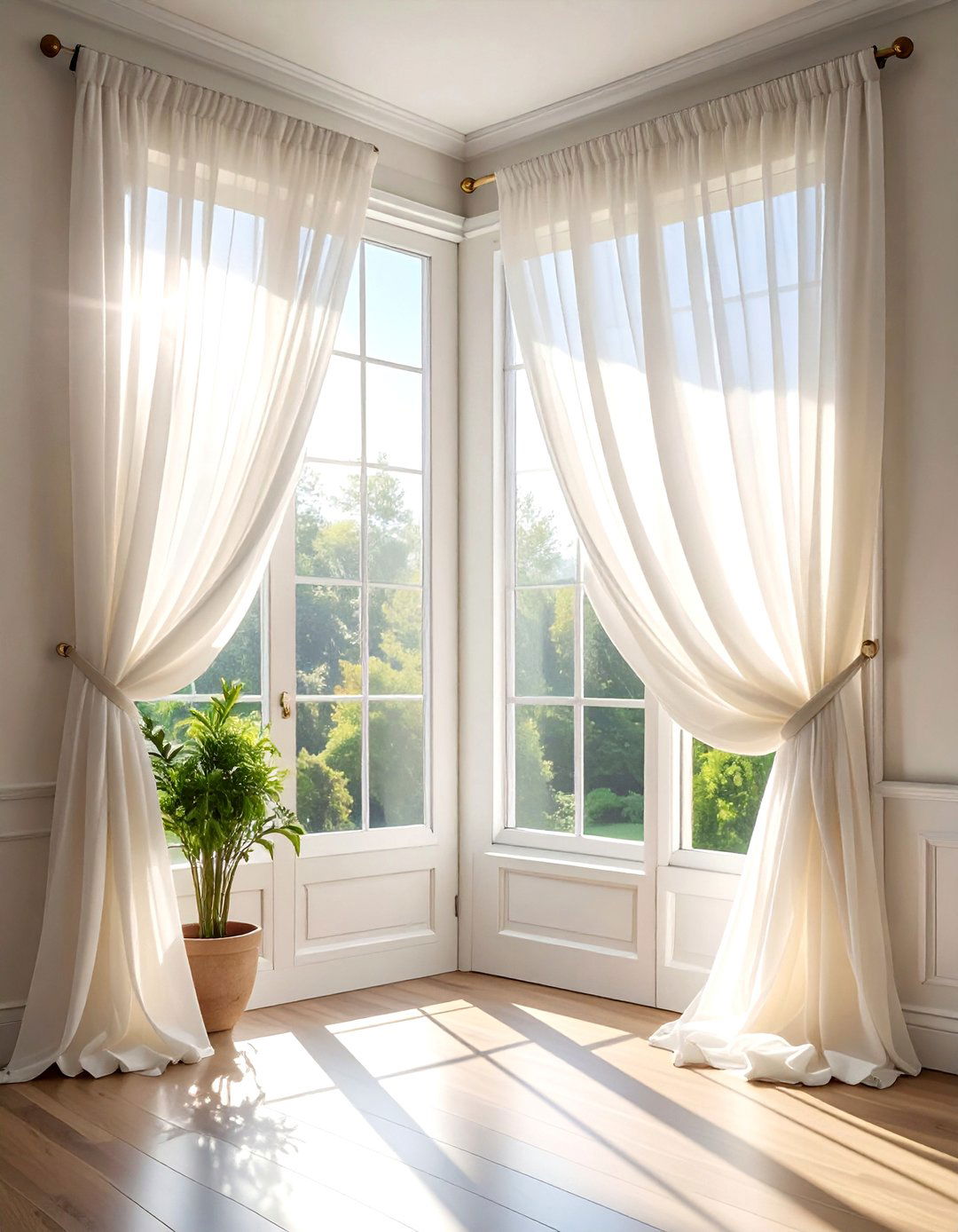 Sheer Valance - 30 valance ideas