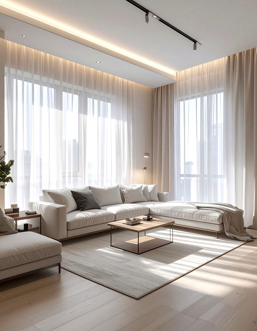 Sheer curtains as room dividers - 30 sheer curtain ideas