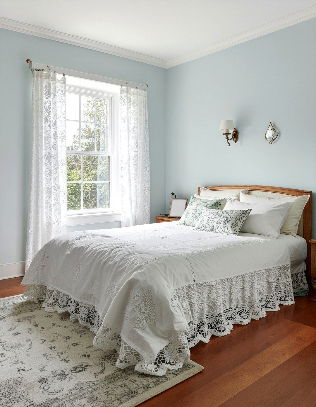 Sheer lace curtains - 30 bedroom curtains