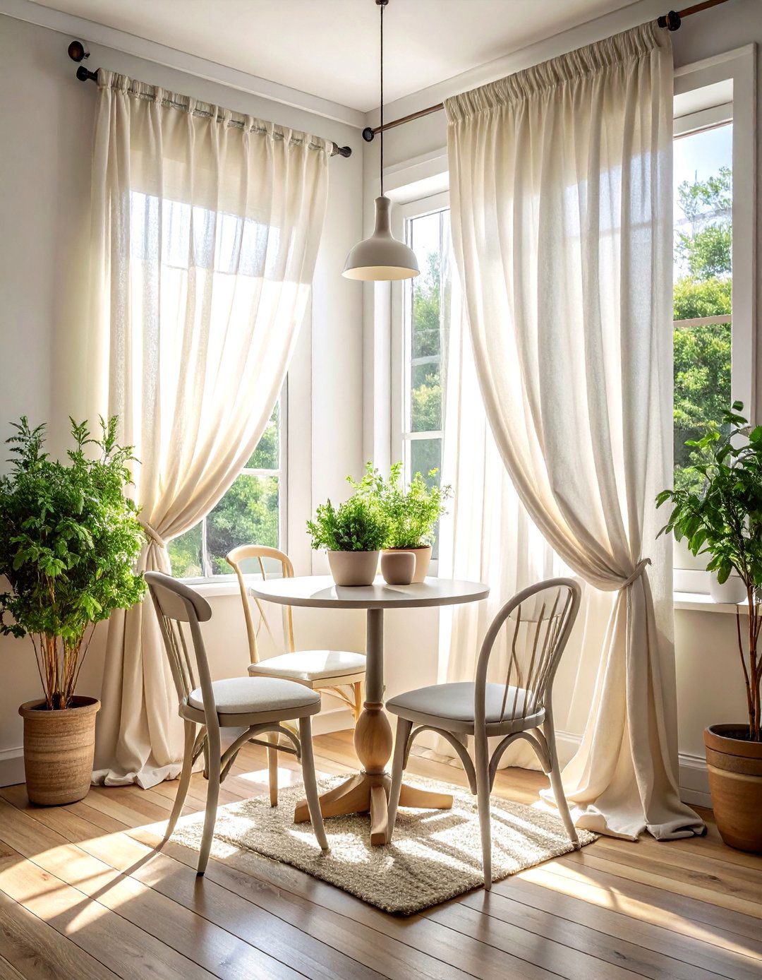 Sheer linen curtains - 30 linen curtain ideas