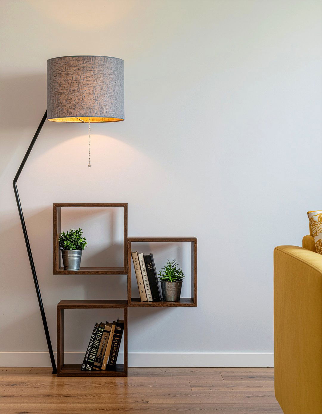 Shelf floor lamp - 30 living room floor lamps