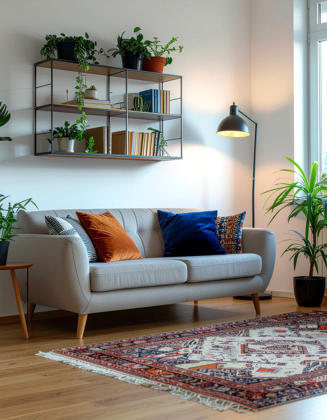 Shelf floor lamp - 30 floor lamp ideas