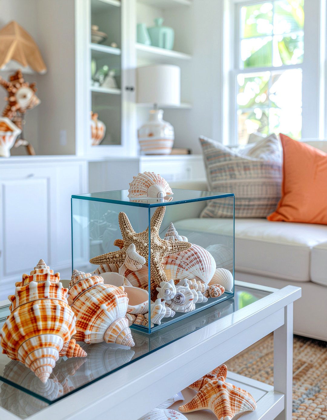 Shell Collection - 30 Caribbean living room ideas