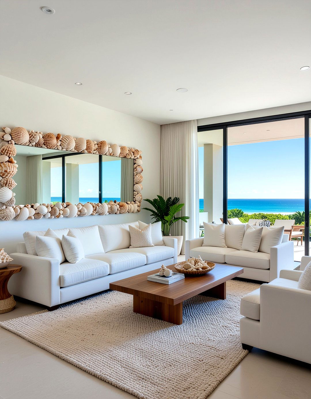 Shell Decor Living Room - 30 beach themed living room ideas