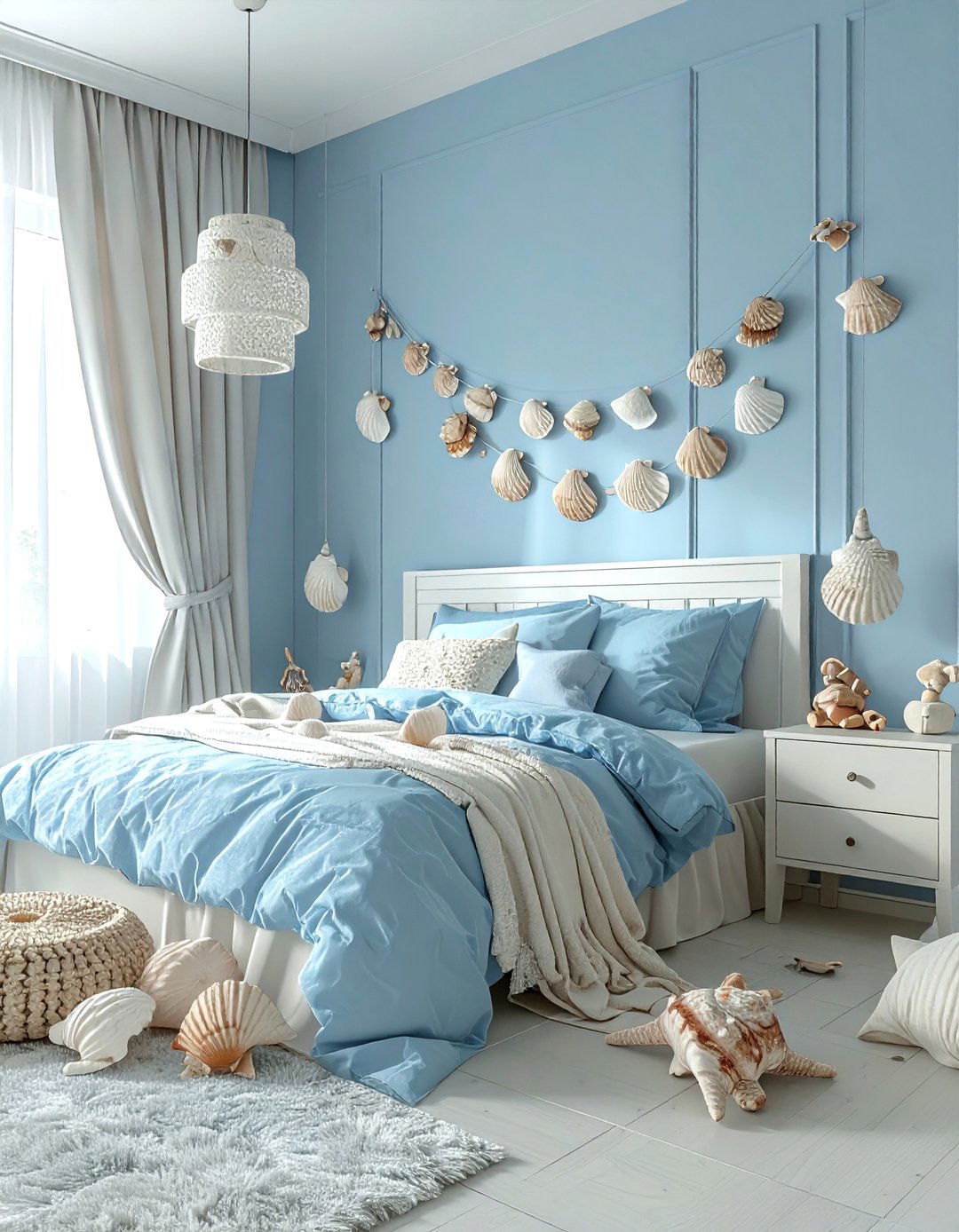Shell garland decor - 30 shell decor ideas