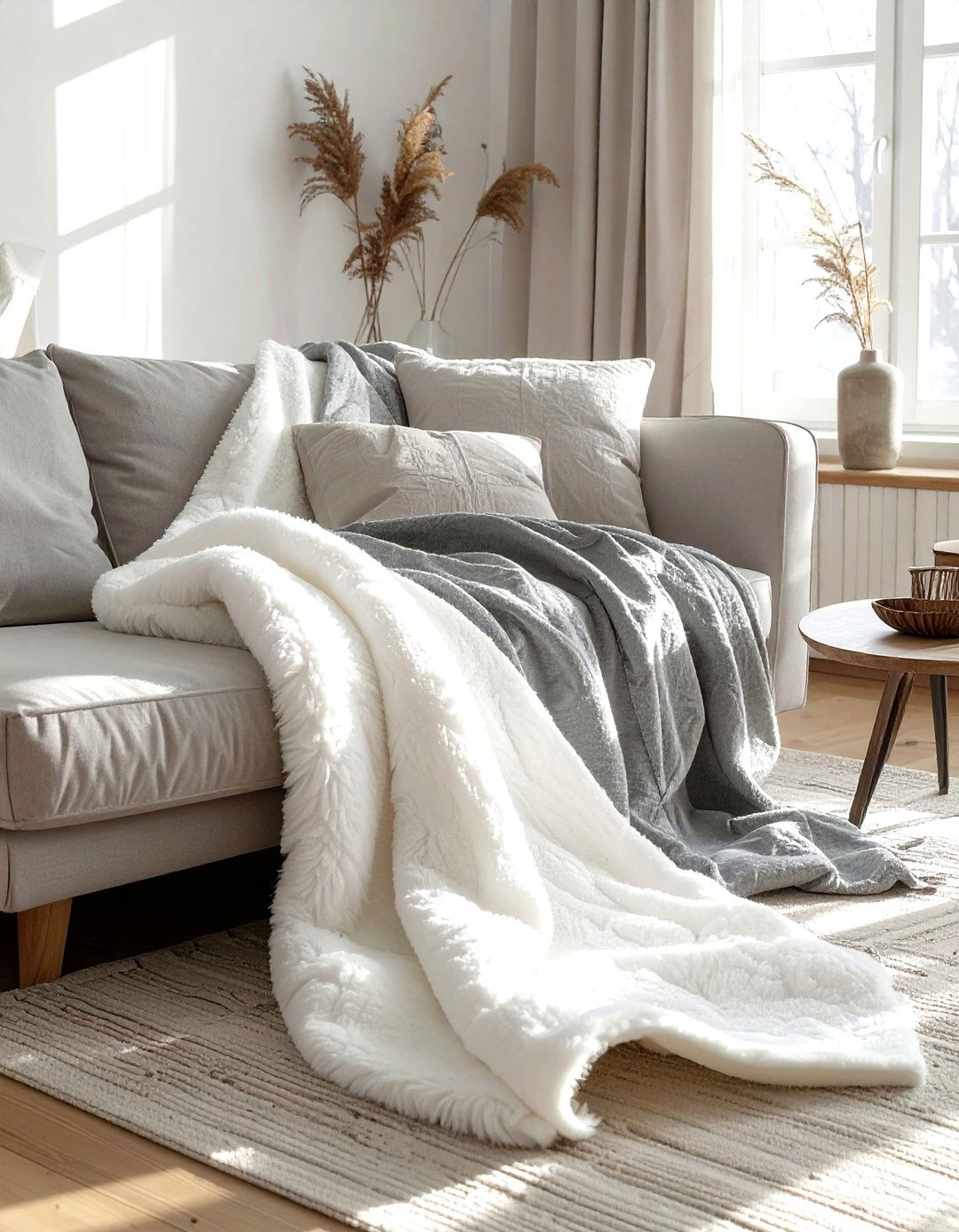 Sherpa lined blanket - 30 throw blanket ideas