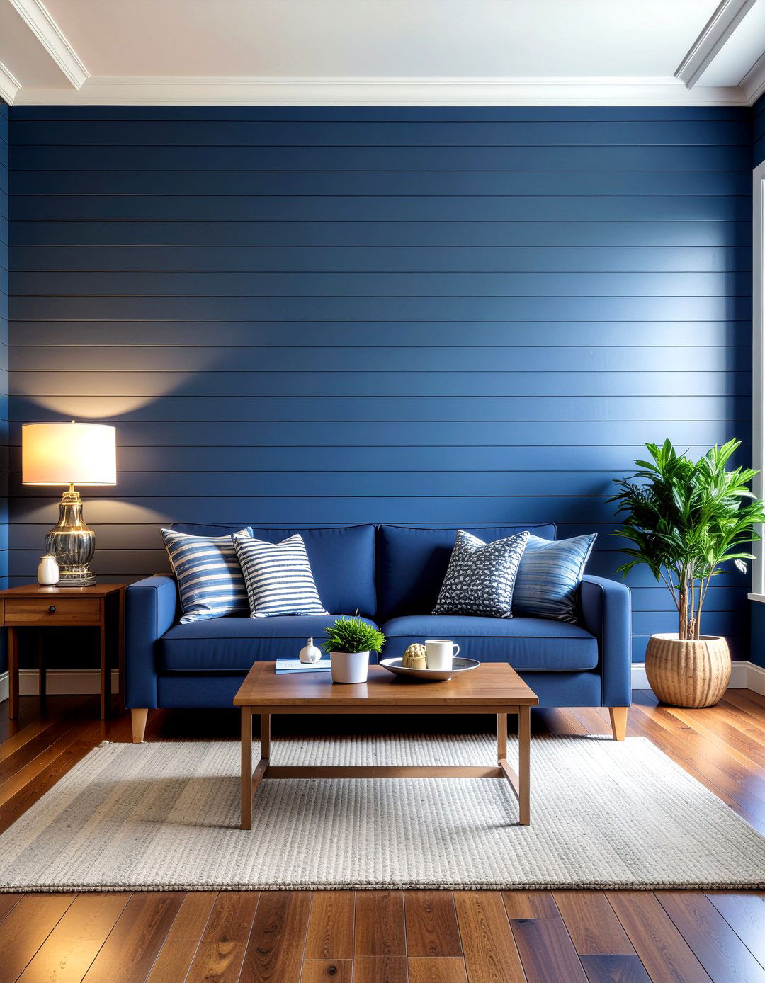 Shiplap Accent Wall - 30 living room trim work ideas