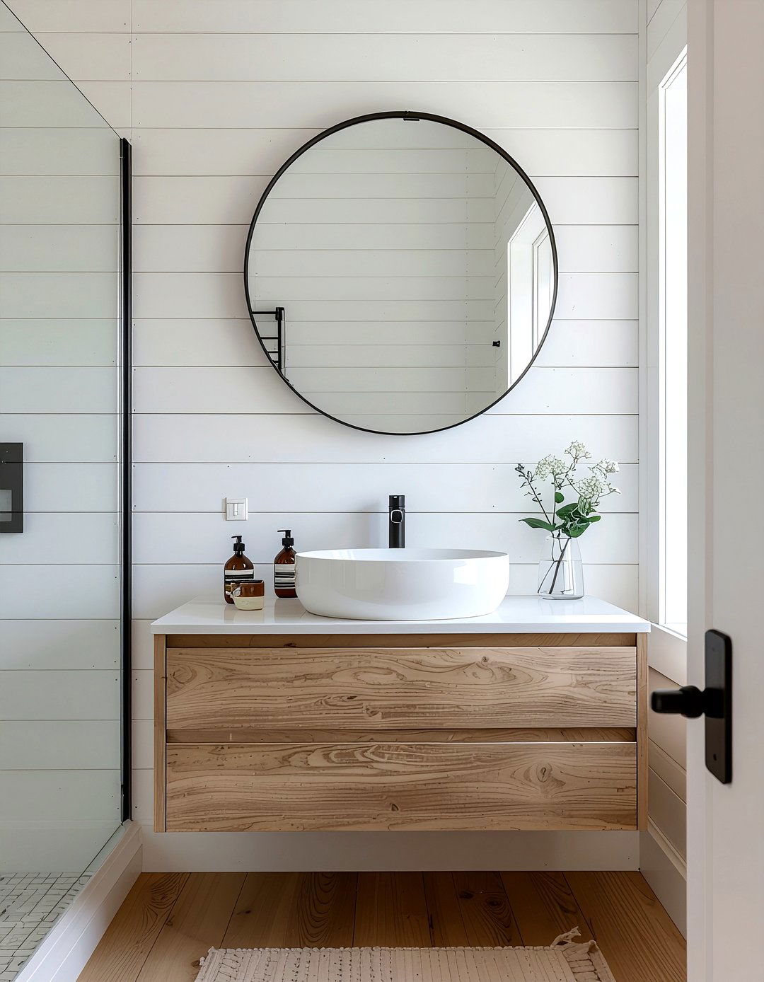 Shiplap Bathroom Wall - 30 bathroom paneling ideas