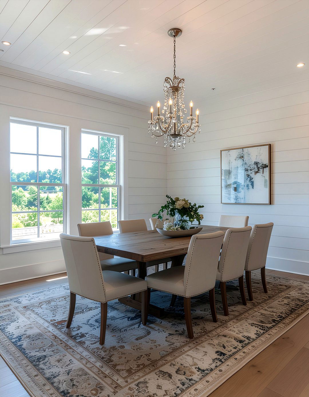 Shiplap Ceiling Dining Room - 30 dining room shiplap ideas