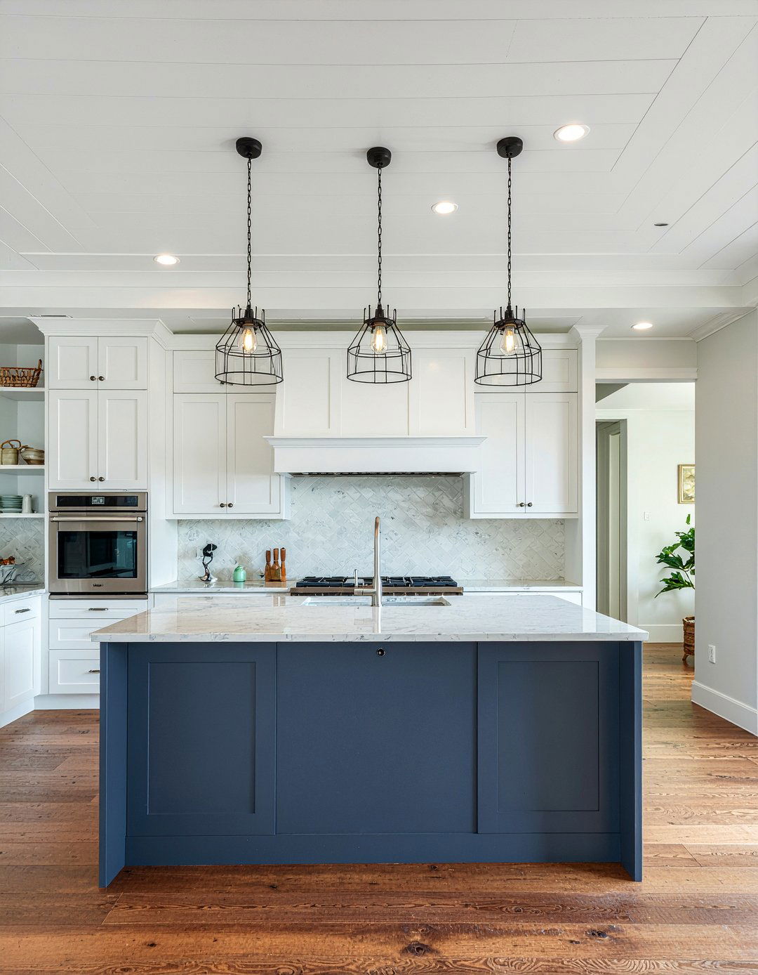 Shiplap Ceiling Kitchen Island - 30 kitchen shiplap ceiling ideas