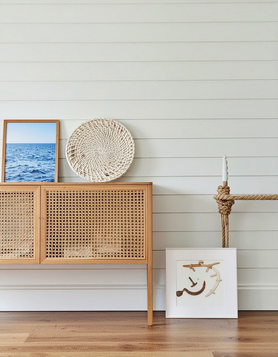 Shiplap Wall Paneling - 30 nantucket living room ideas