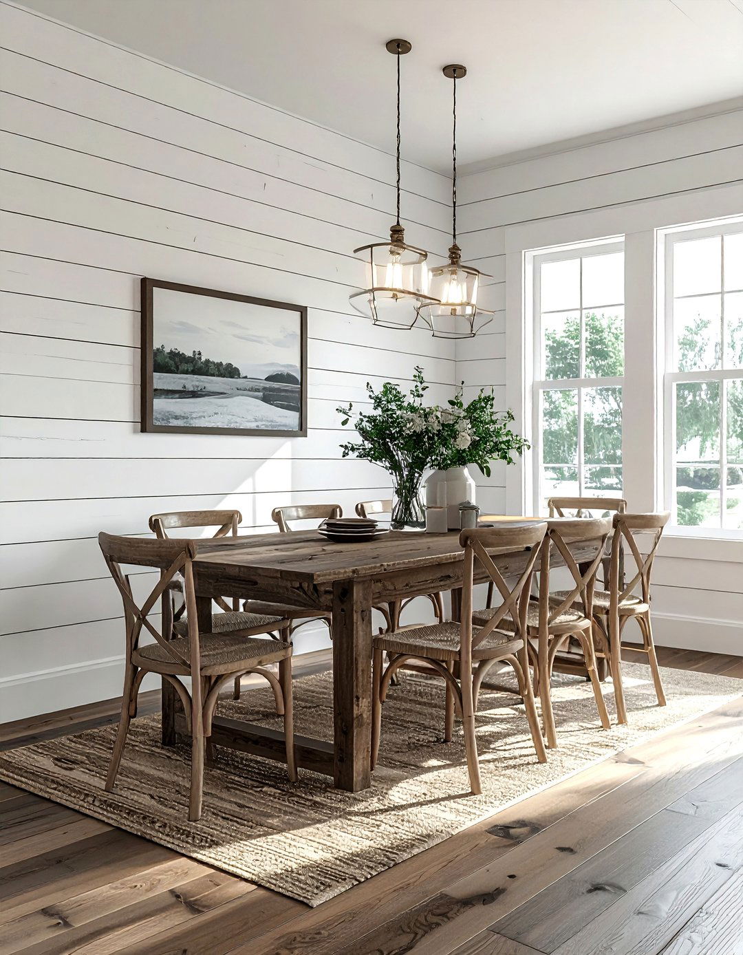 Shiplap Wall Paneling - 30 dining room accent ideas