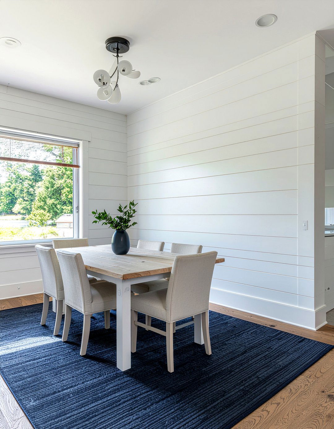 Shiplap Wall Paneling - 30 lake house dining room ideas