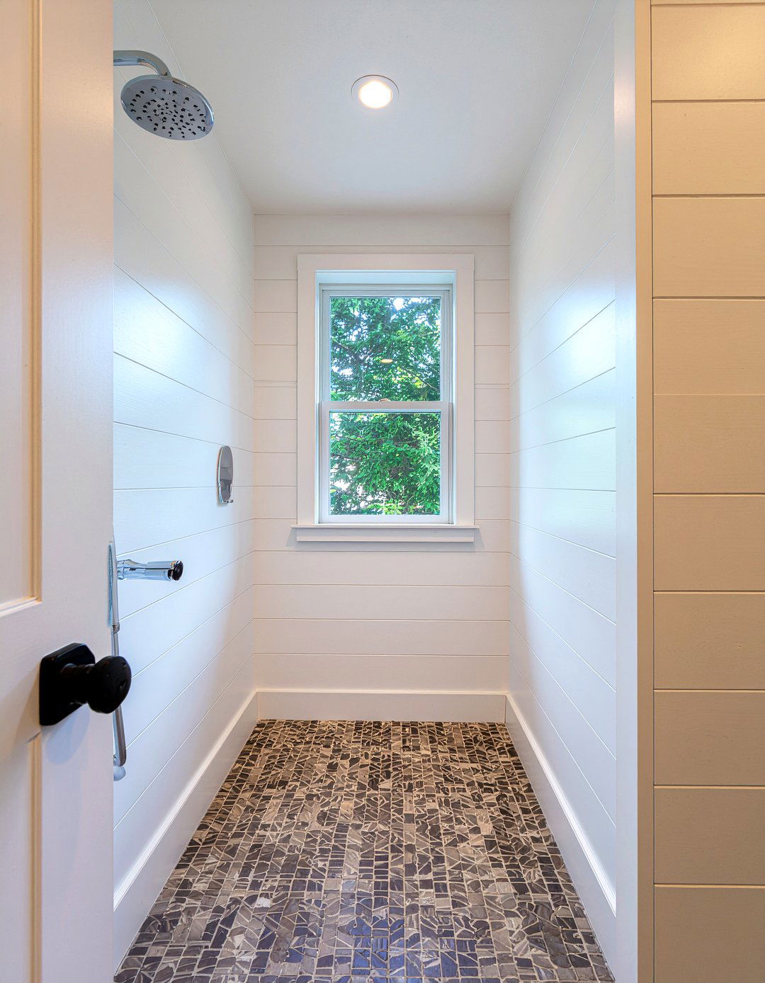 Shiplap in shower area - 30 bathroom shiplap ideas
