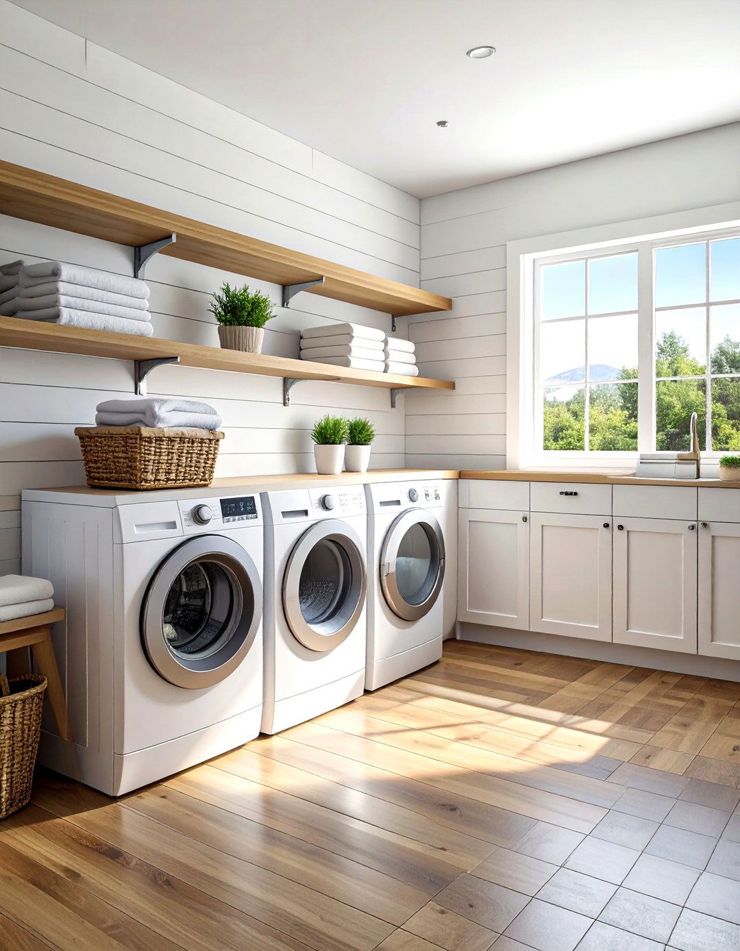 Shiplap laundry room walls - 30 shiplap wall ideas