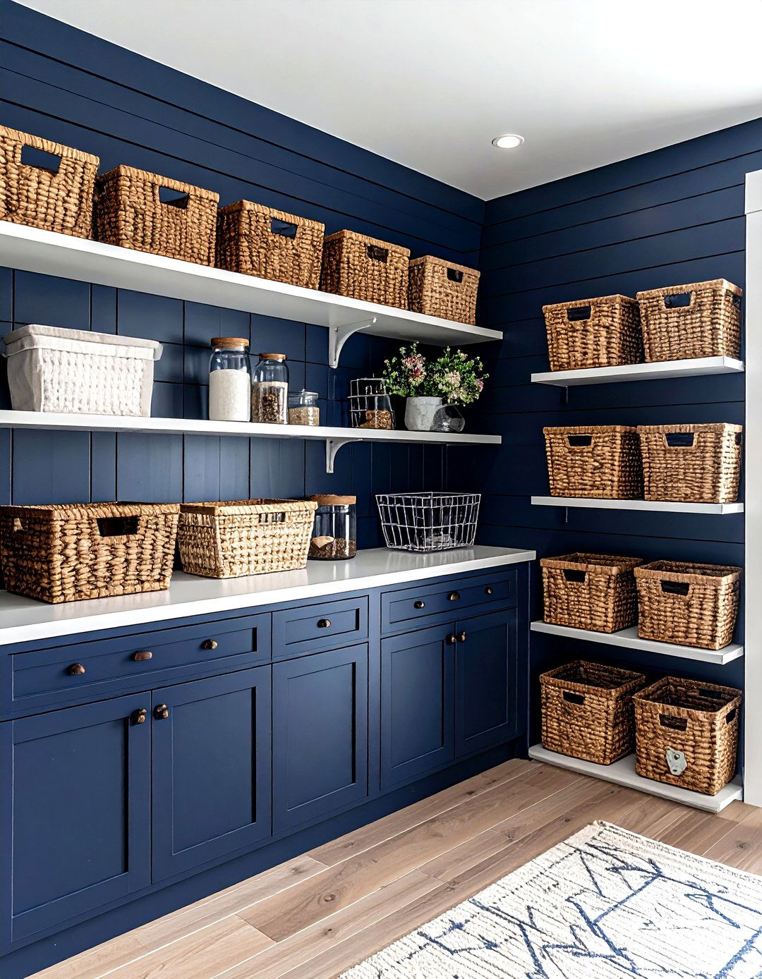 Shiplap pantry accent - 30 kitchen shiplap ideas