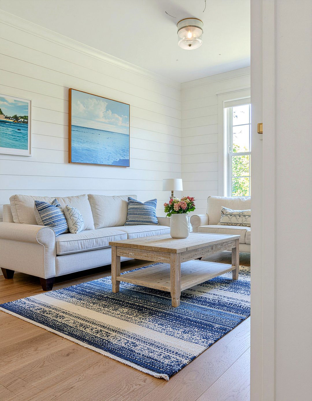 Shiplap wall - 30 living room accent walls