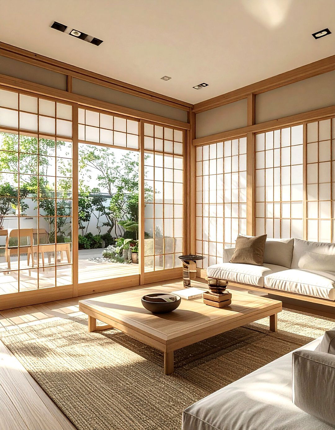 Shoji Screen Door - 30 living room door ideas