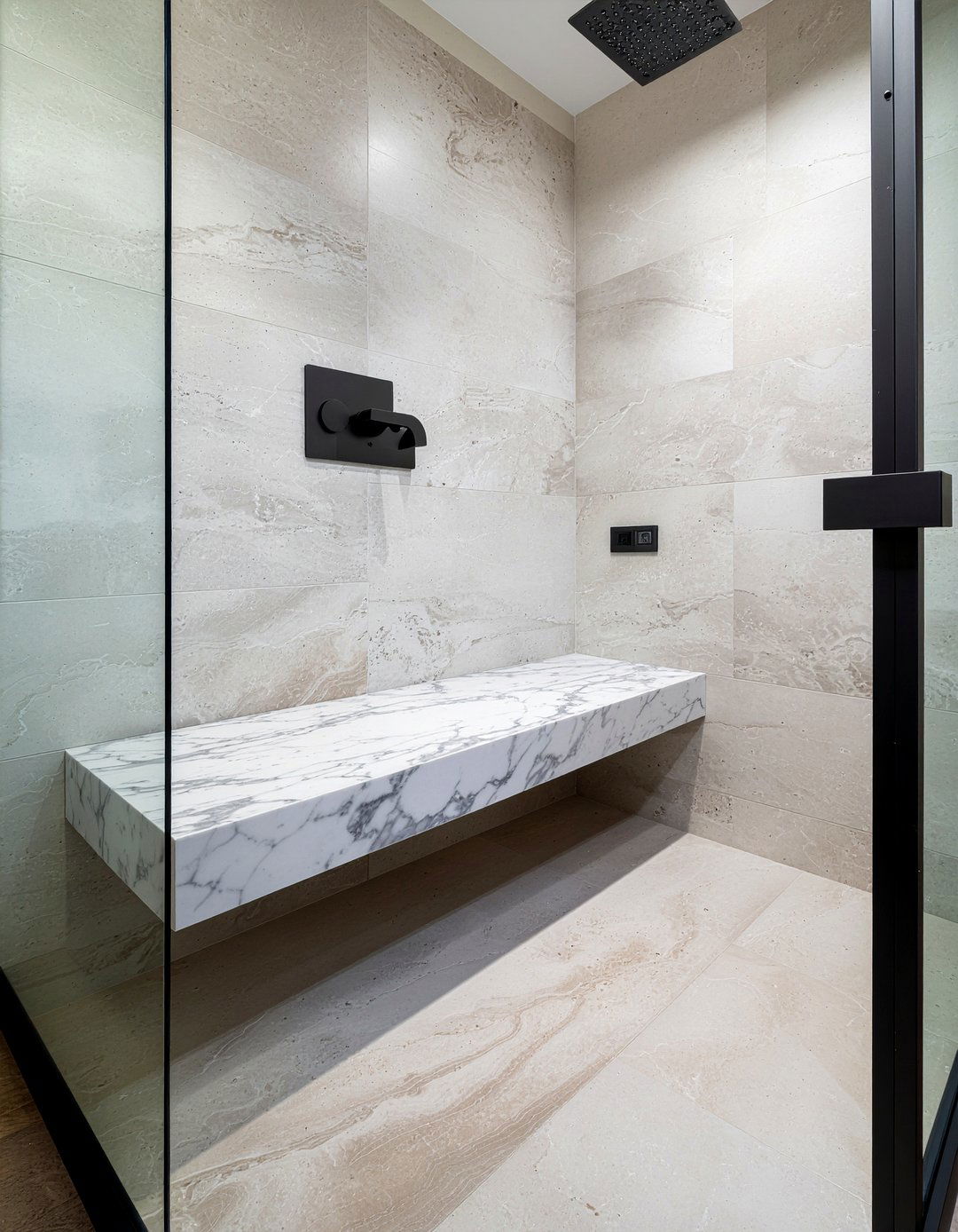 Shower Bench Dimensions - 30 bathroom dimension ideas