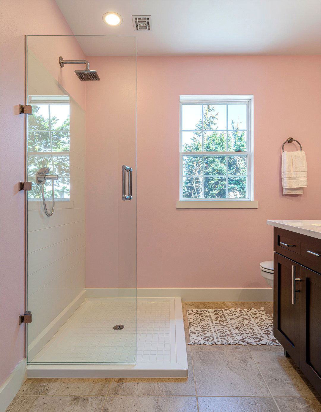 Shower Door Swing - 30 bathroom layout rules