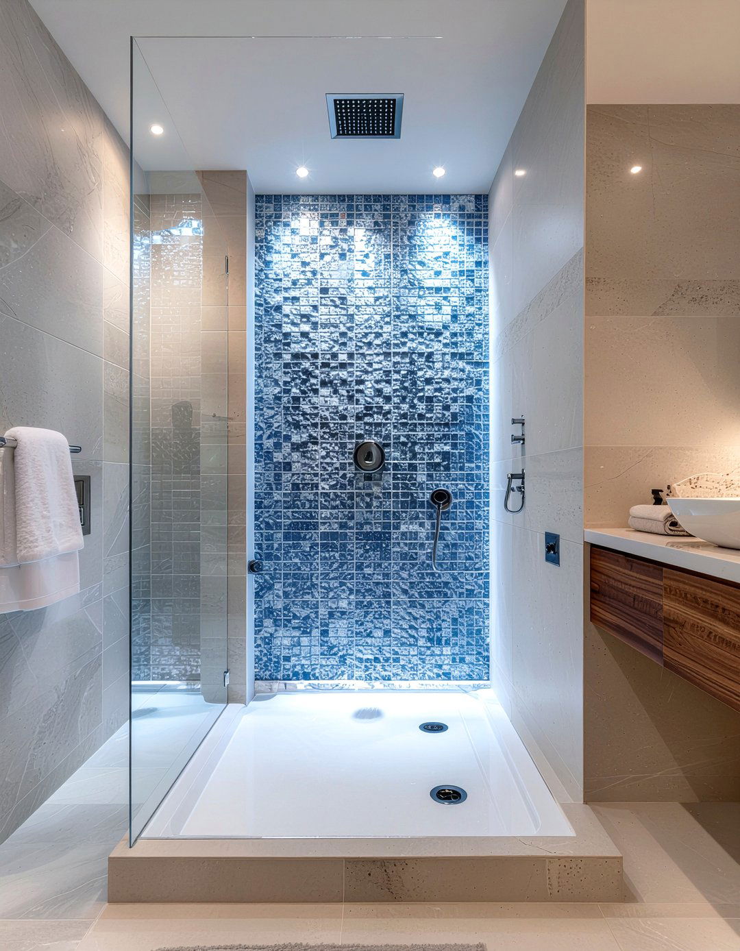 Shower enclosure with surround sound - 30 bathroom sound system ideas