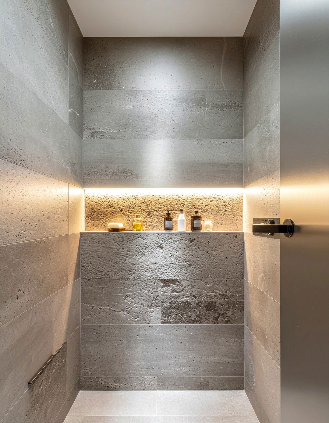 Shower niche lighting - 30 bathroom accent lighting ideas