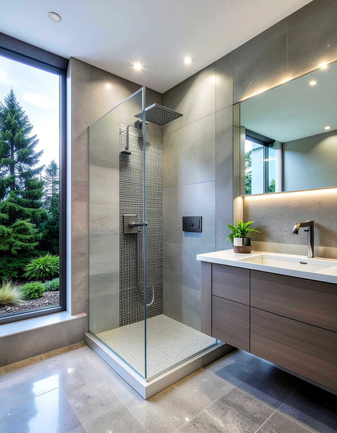 Shower panel with integrated music - 30 bathroom sound system ideas