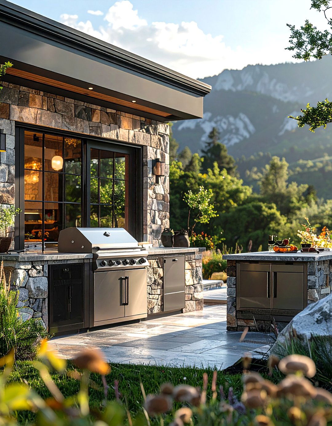 Side By Side Outdoor Fridge - 30 outdoor kitchen refrigerator ideas
