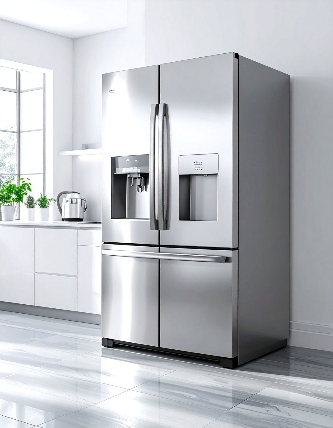 Side By Side Refrigerator - 30 senior friendly kitchen ideas