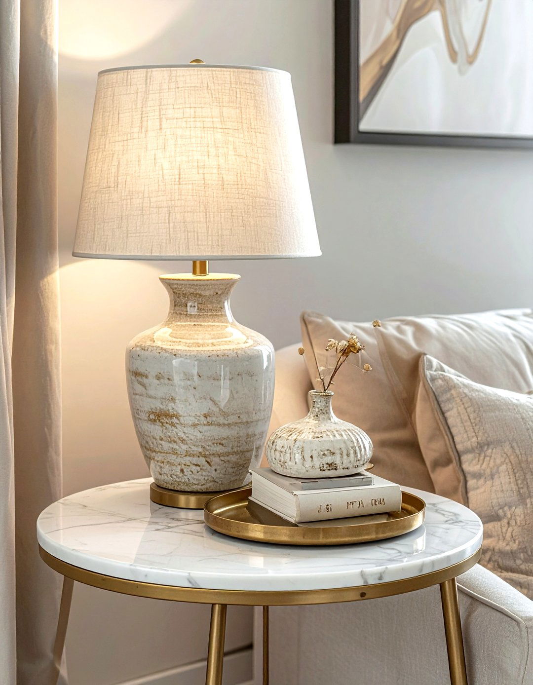 Side Table Lamp Layering - 30 living room table lamp styling