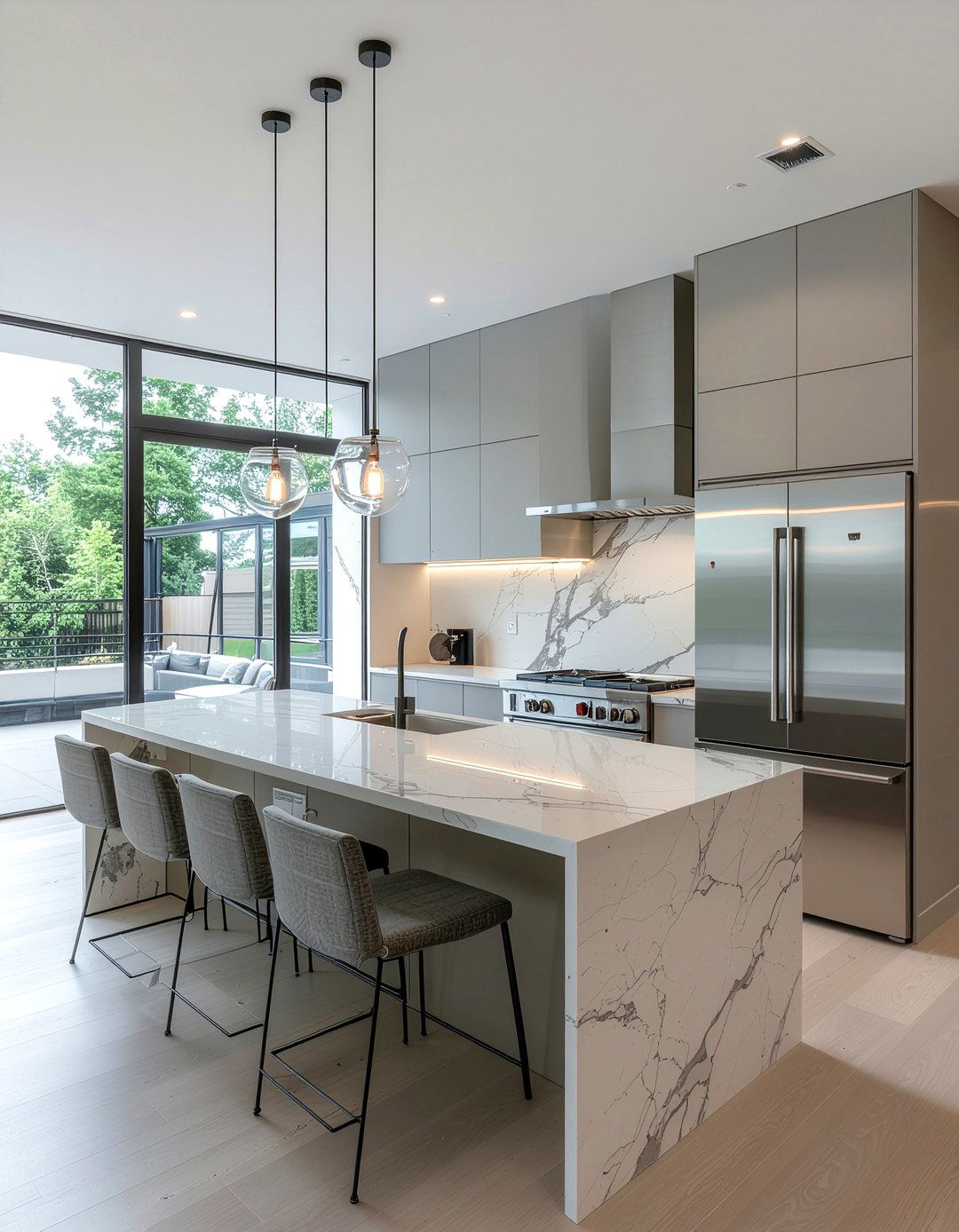 Side by side refrigerator kitchen island - 30 side-by-side refrigerator kitchen ideas