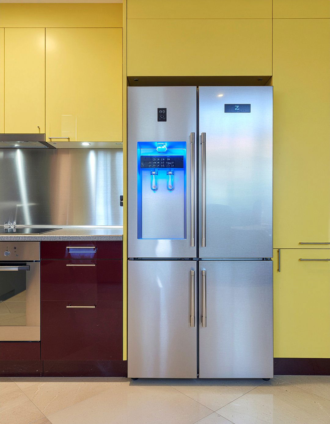 Side by side refrigerator water dispenser - 30 side-by-side refrigerator kitchen ideas