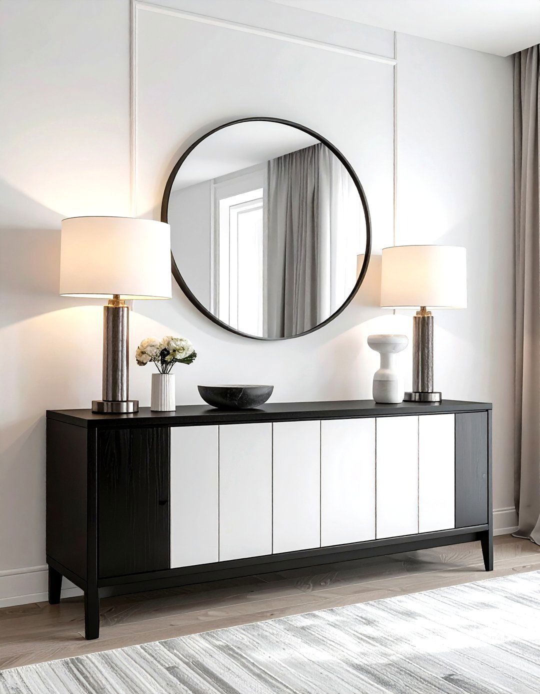 Sideboard Buffet - 30 living room organization ideas