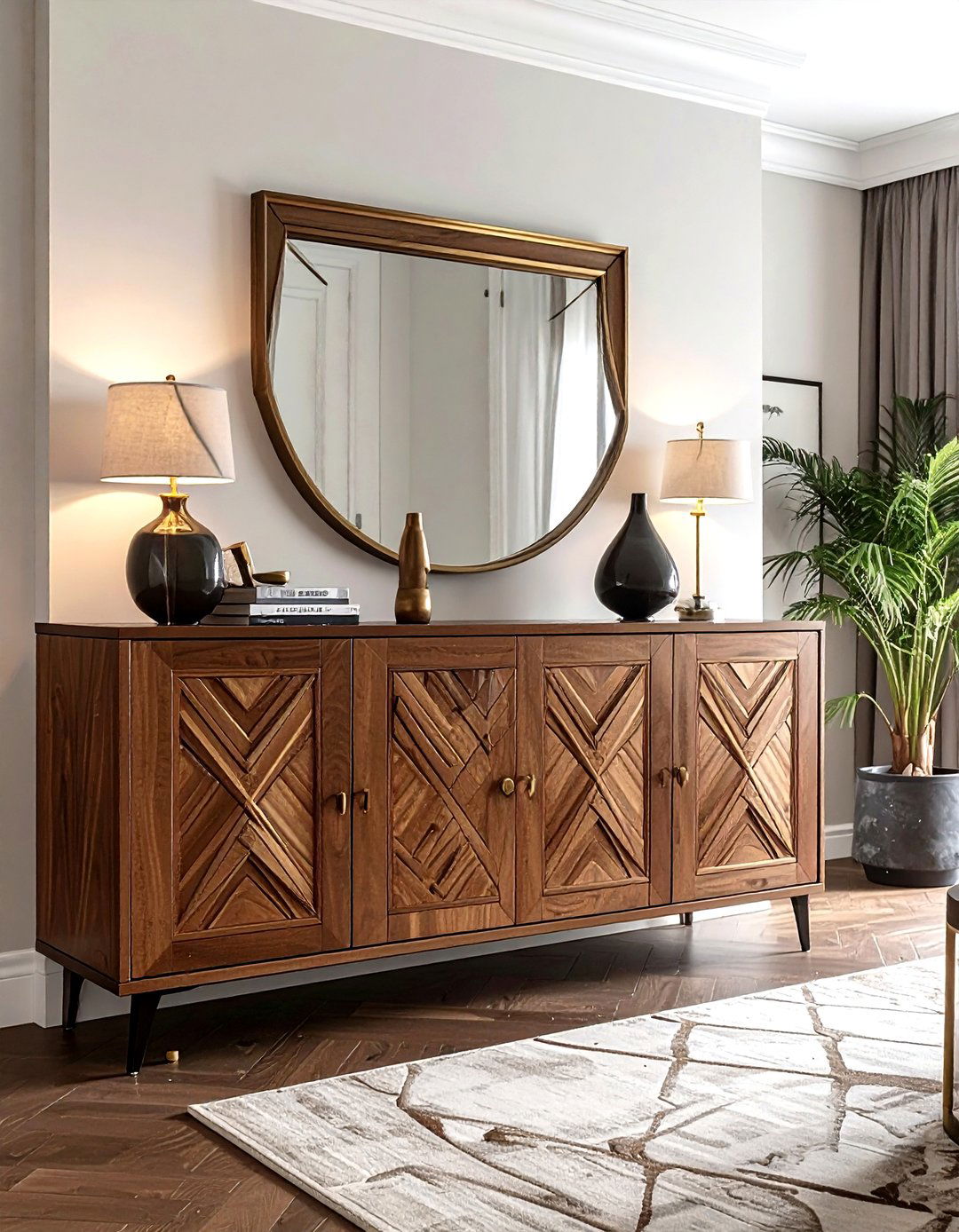 Sideboard cabinet - 30 living room clever storage ideas