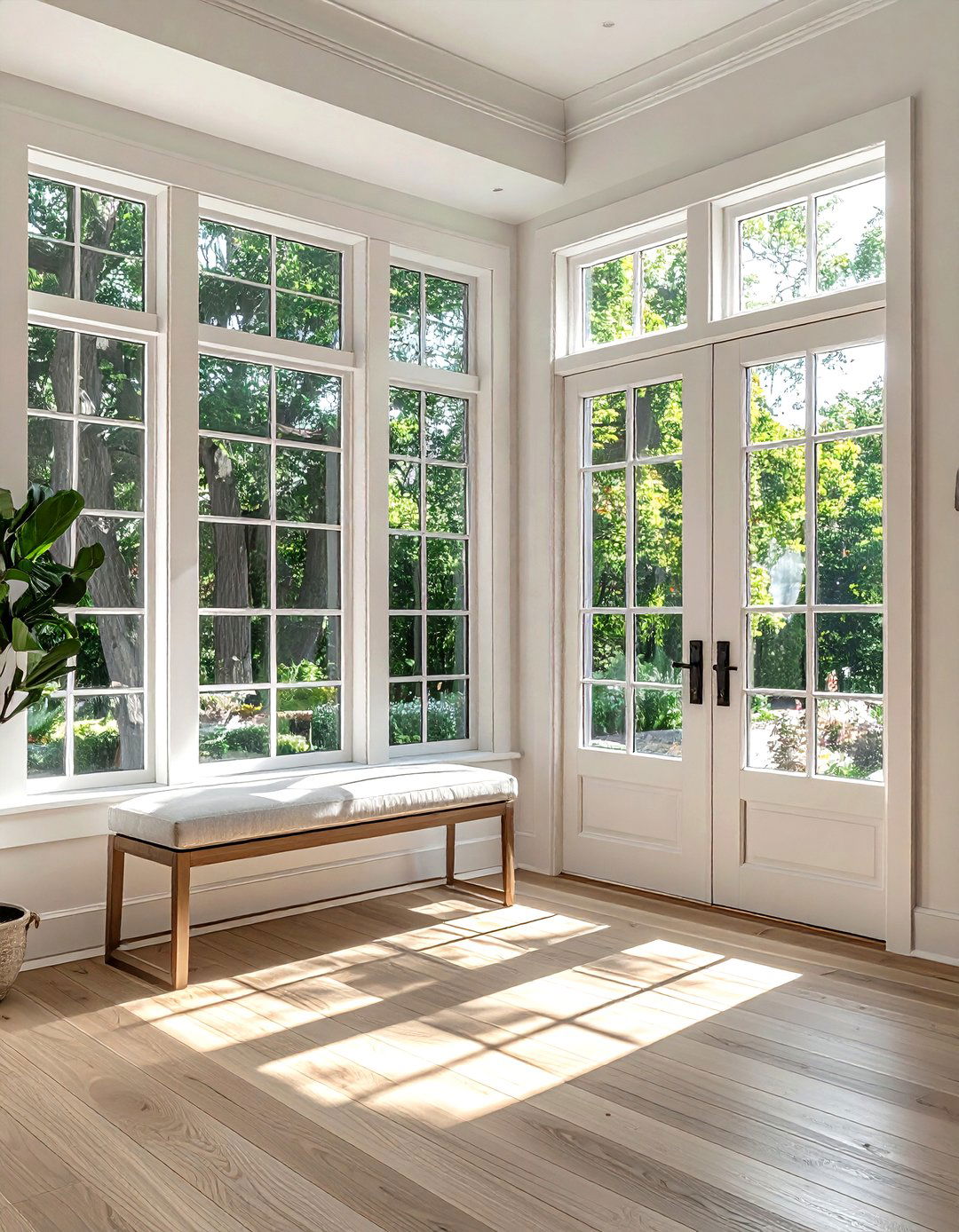 Sidelight Window - 30 living room window ideas