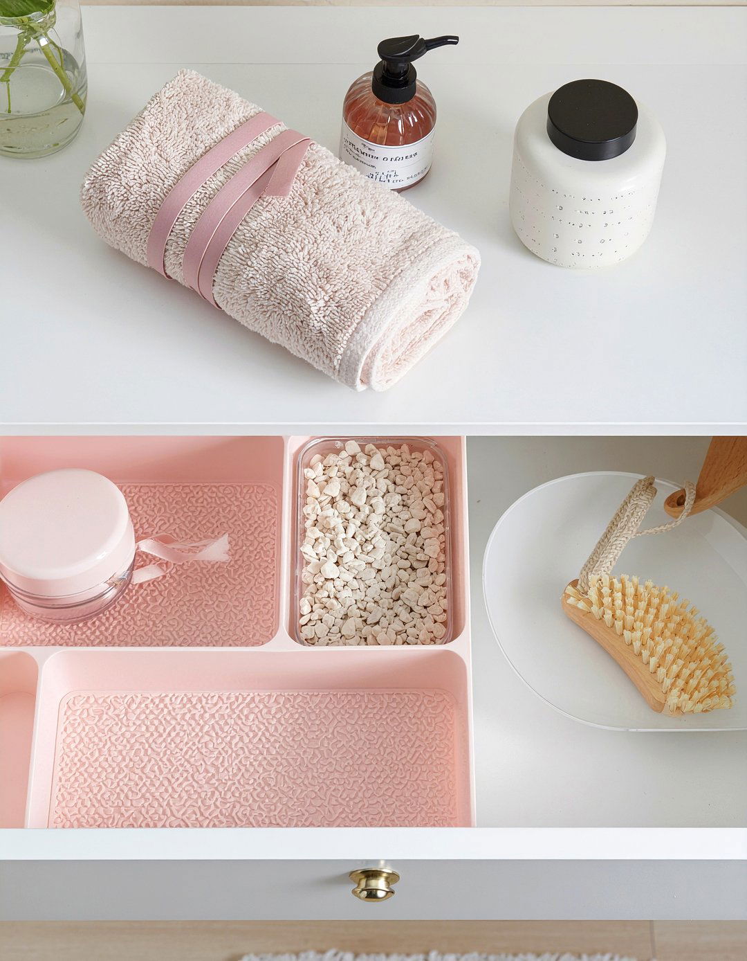 Silicone Drawer Liners - 30 bathroom drawer organizer ideas