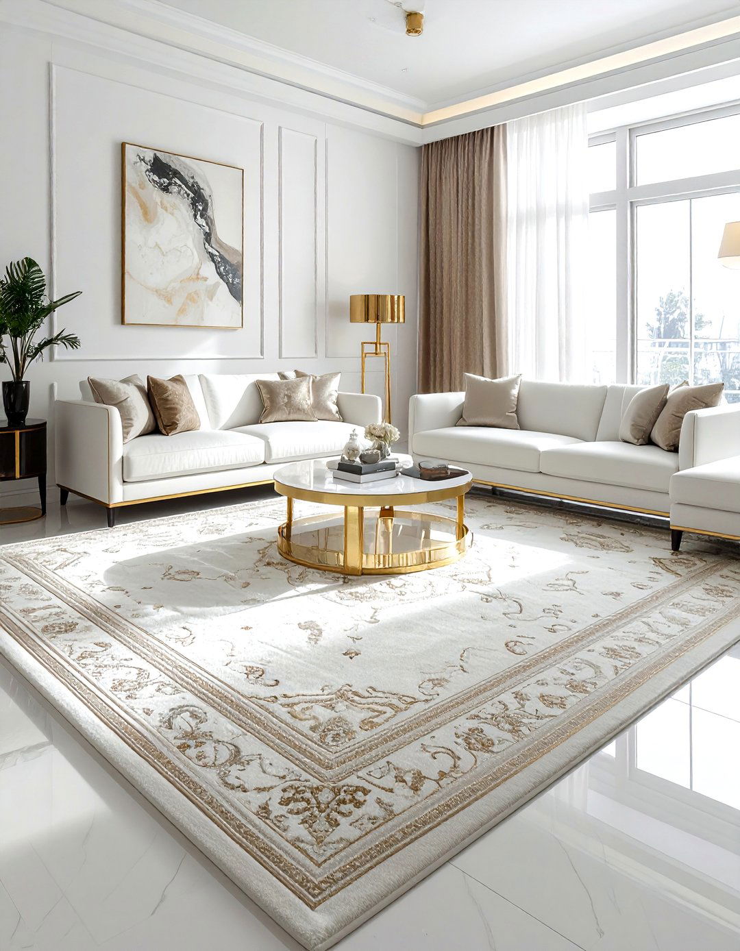Silk And Wool Oriental Rug Luxury Interior - 30 oriental rug ideas