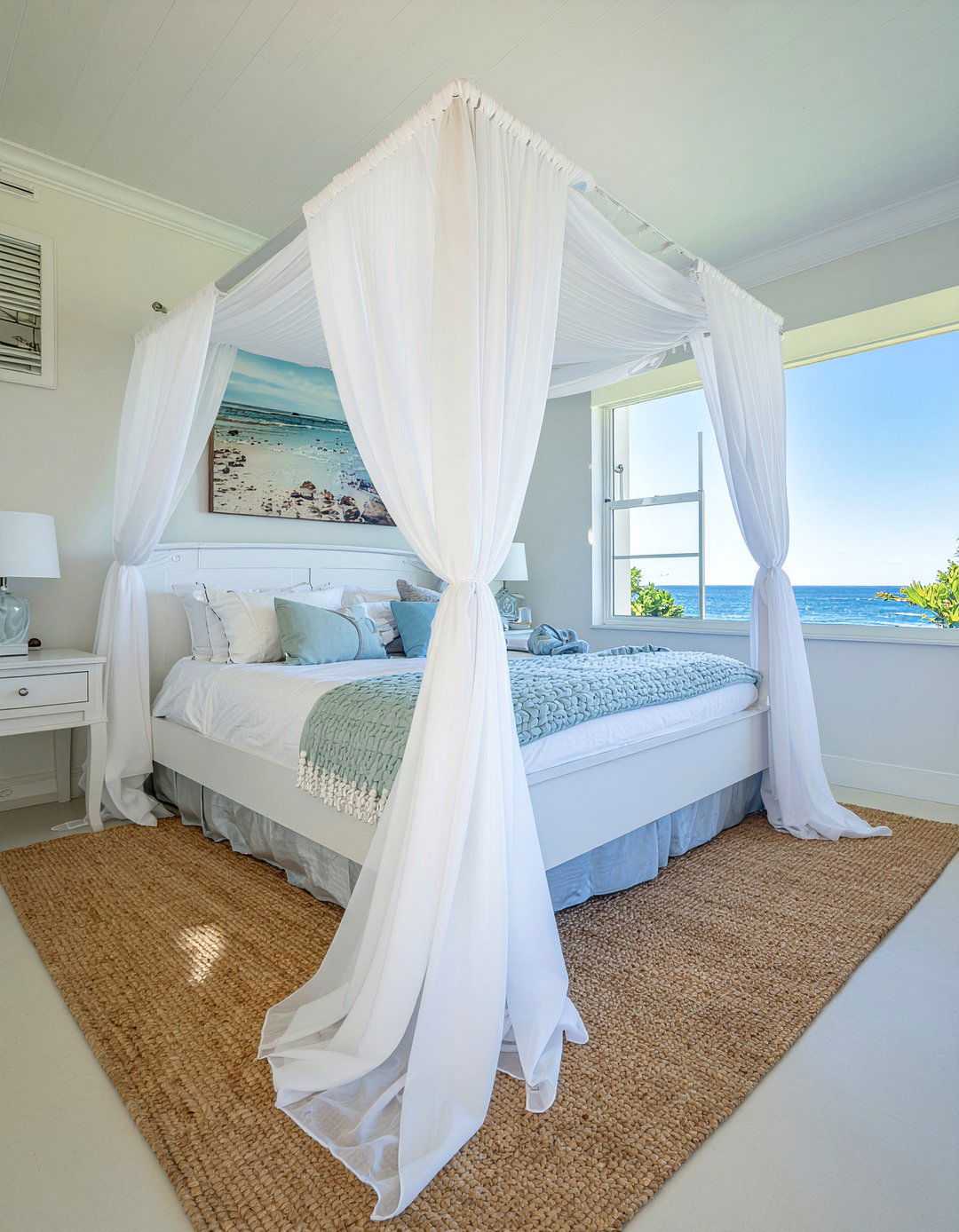 Silk Canopy - 30 silk bedroom ideas