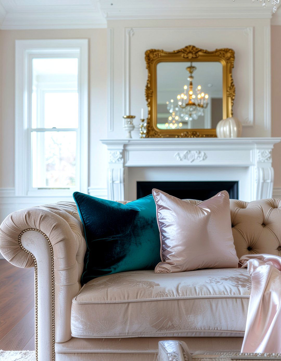 Silk Cushion - 30 textured living room ideas