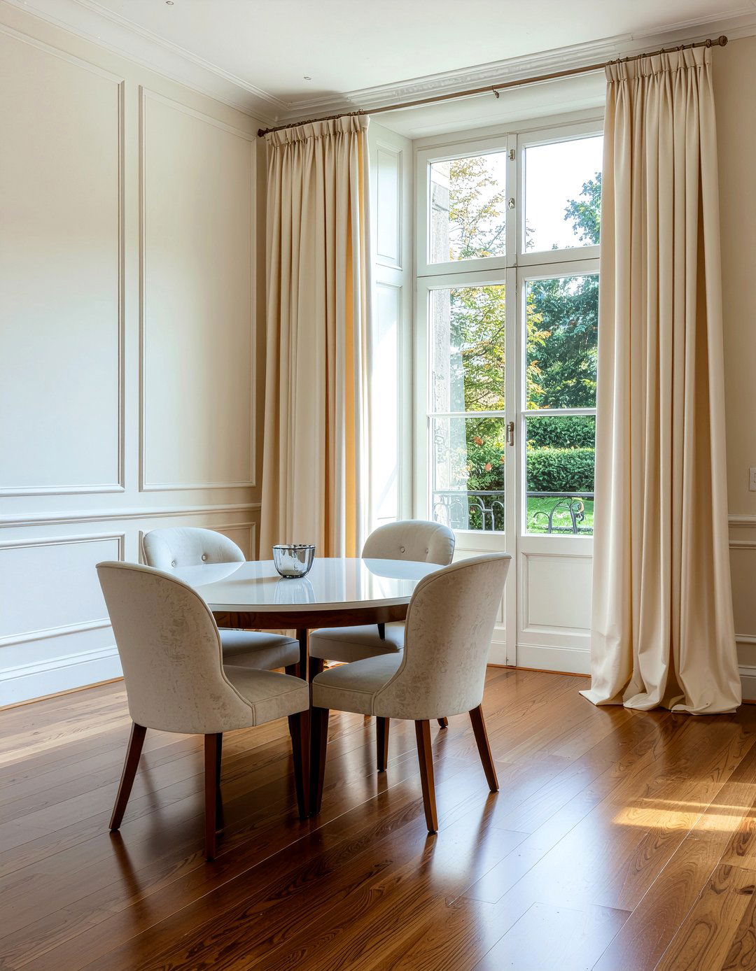 Silk Drapery Dining Room - 30 Georgetown dining room ideas