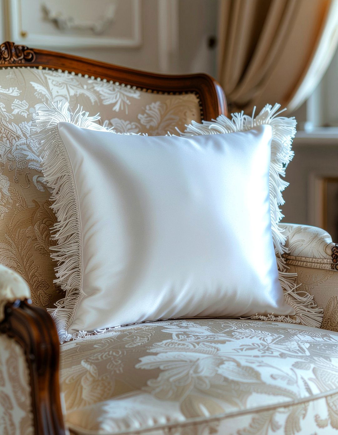 Silk Fringe Trim - 30 silk living room ideas