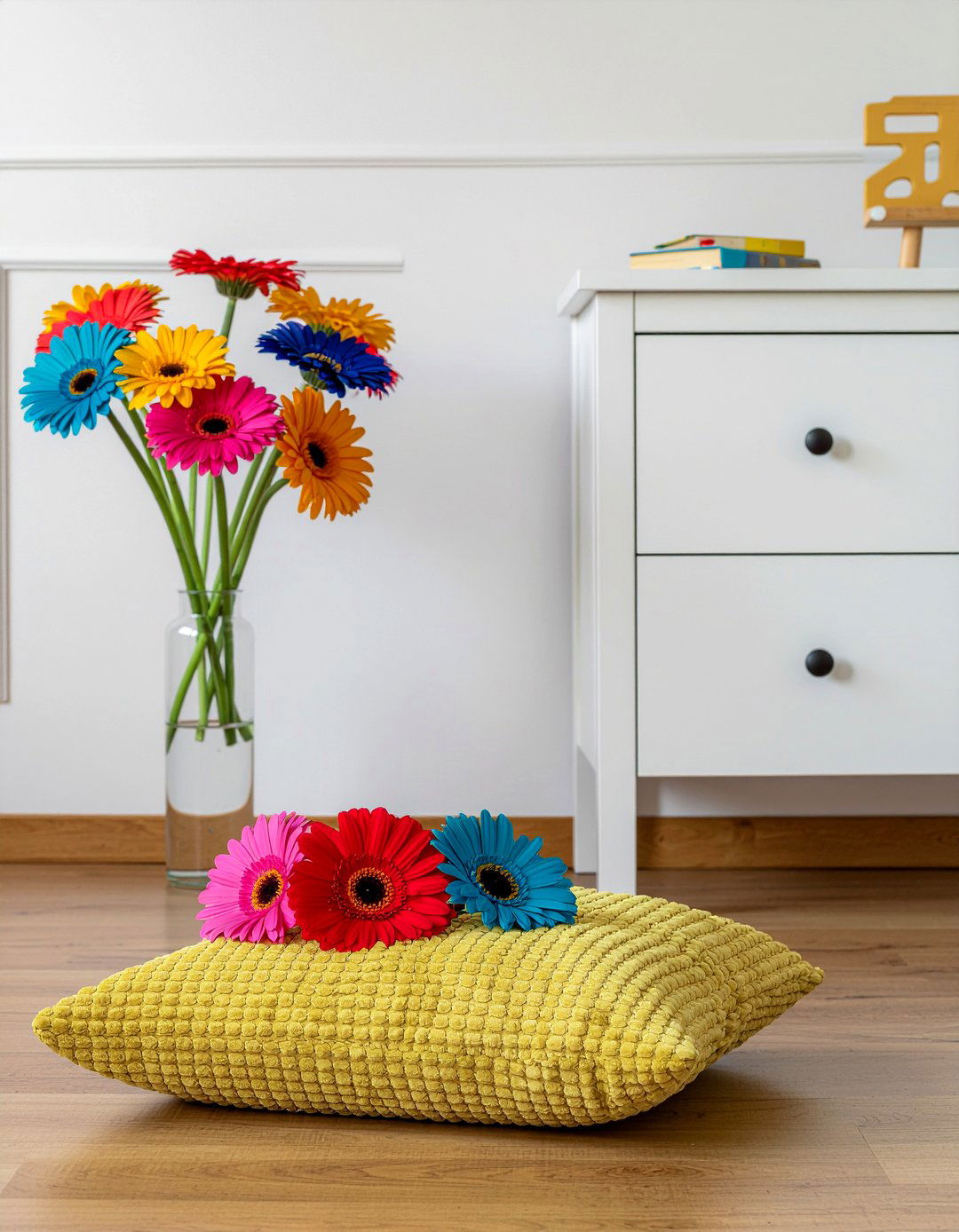 Silk Gerbera Daisy - 30 bedroom faux flowers