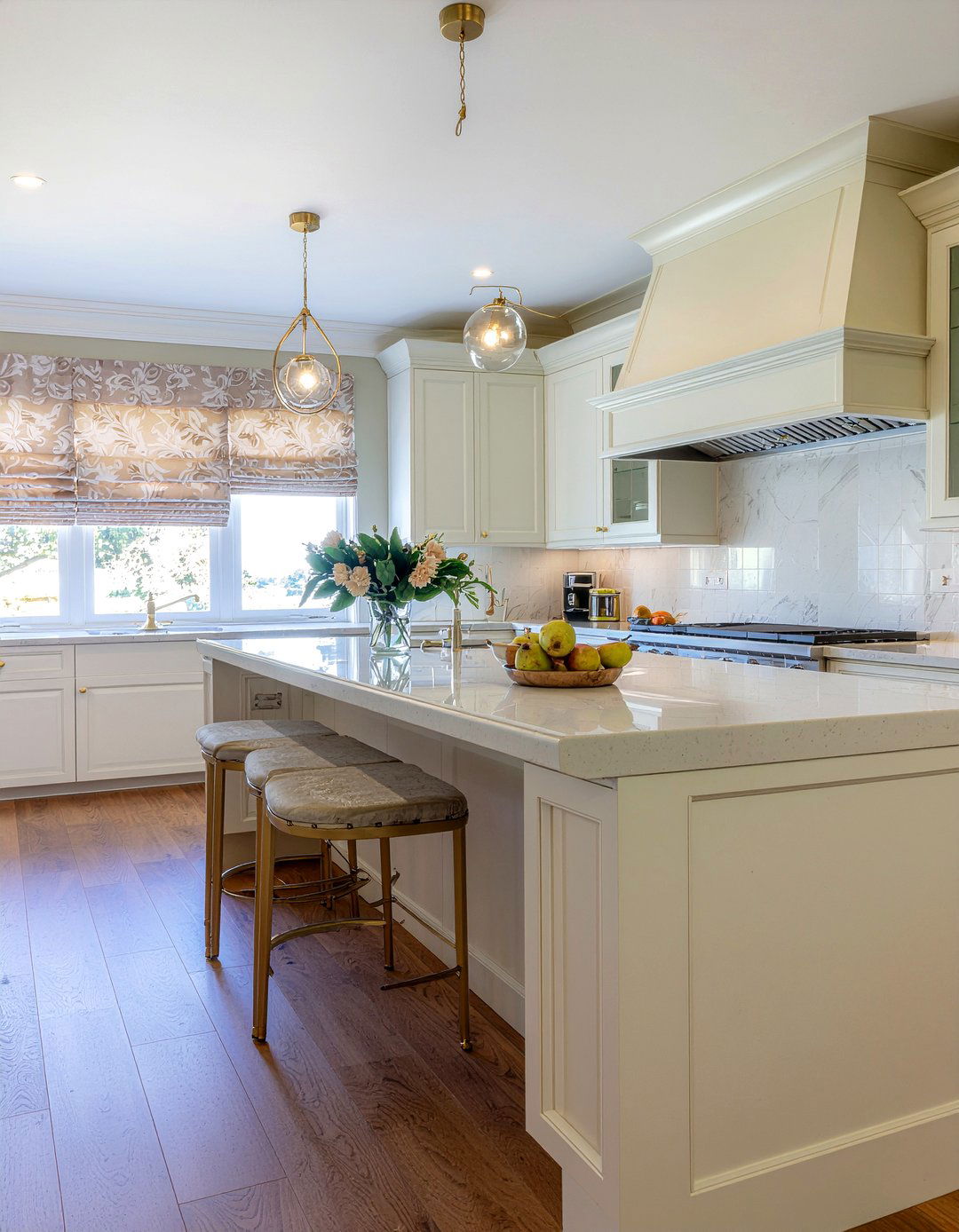 Silk Roman Shades - 30 kitchen curtain ideas