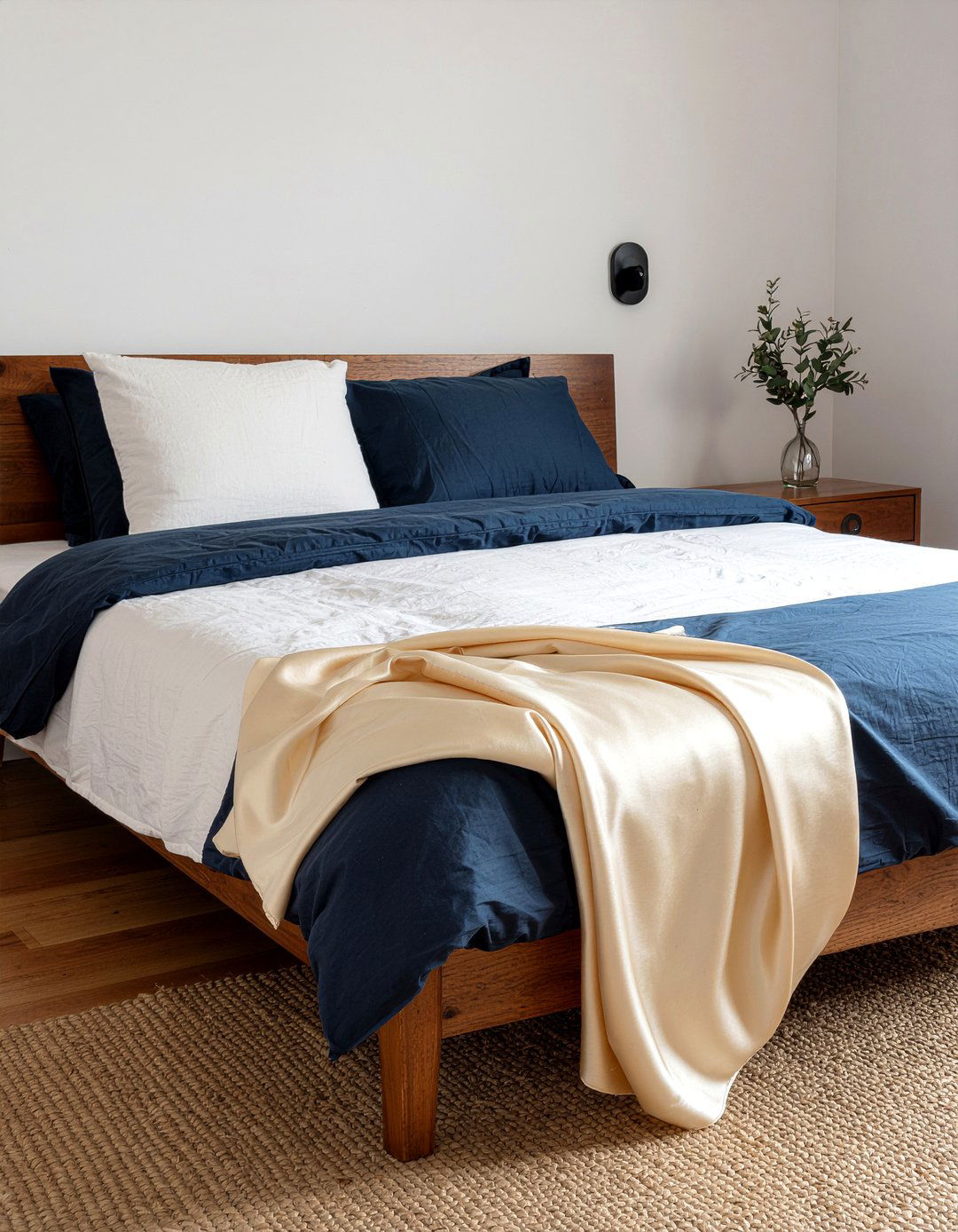 Silk Throw Blanket - 30 silk bedroom ideas