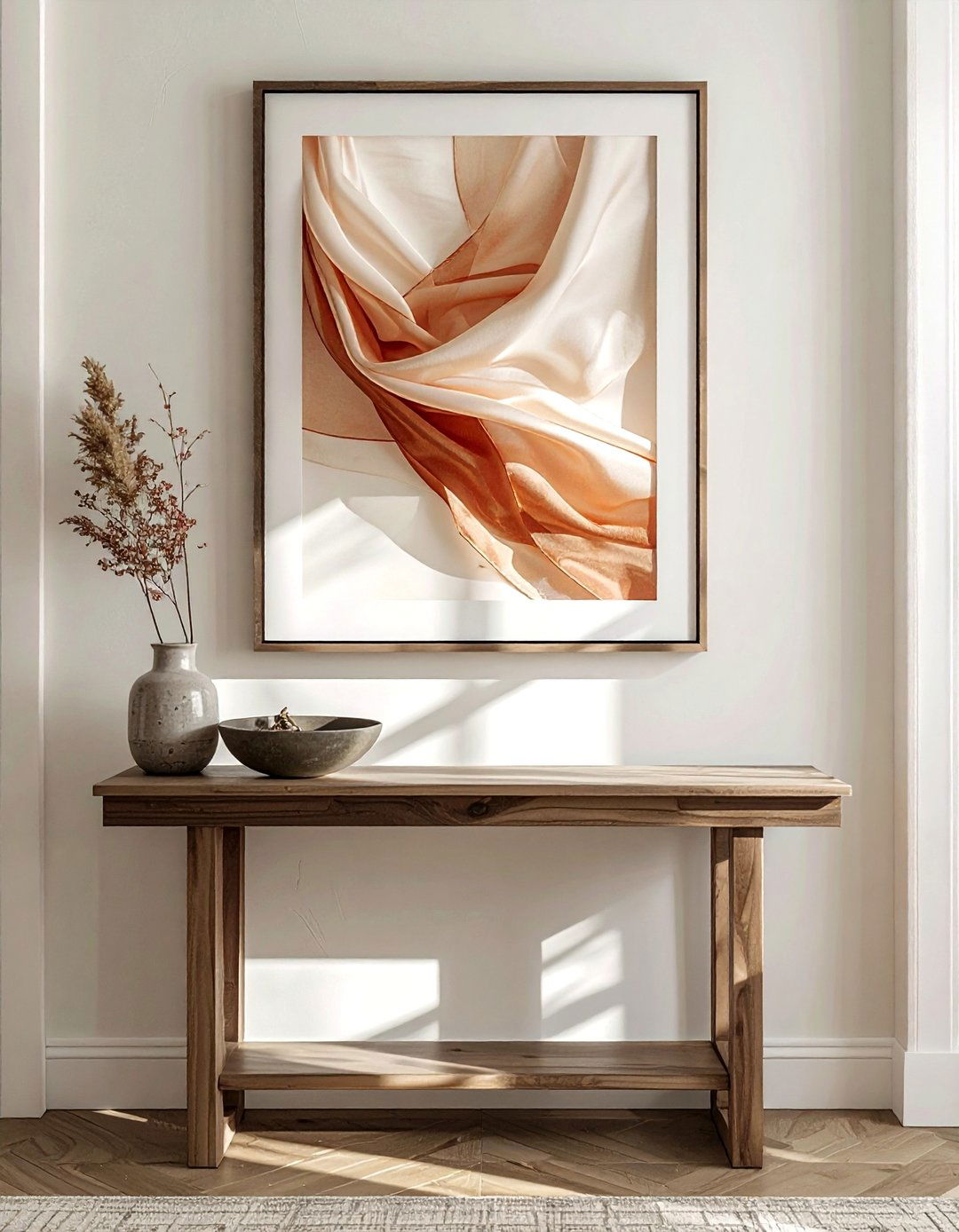 Silk framed art - 30 silk decor ideas