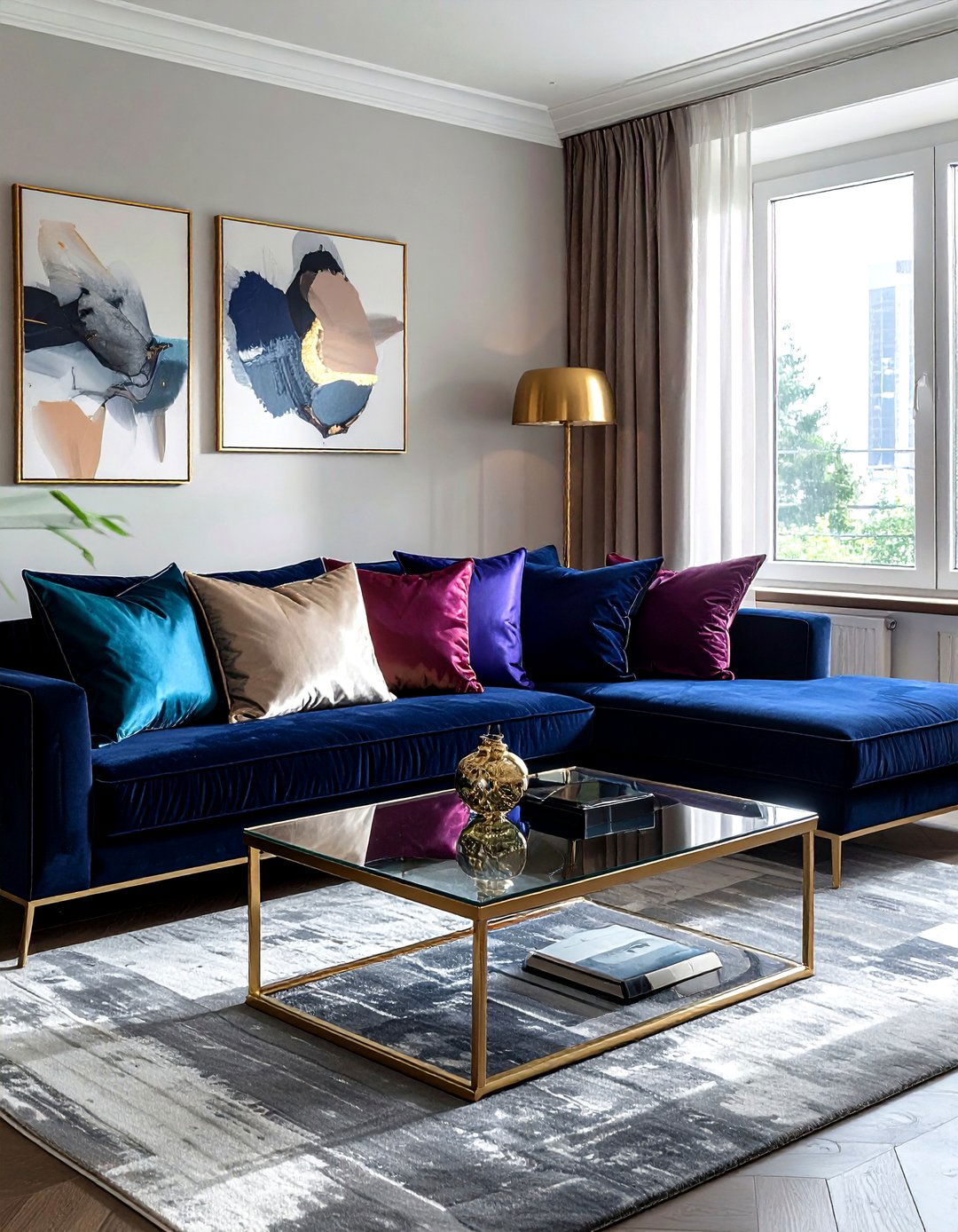 Silk pillow living room - 30 living room texture layering ideas