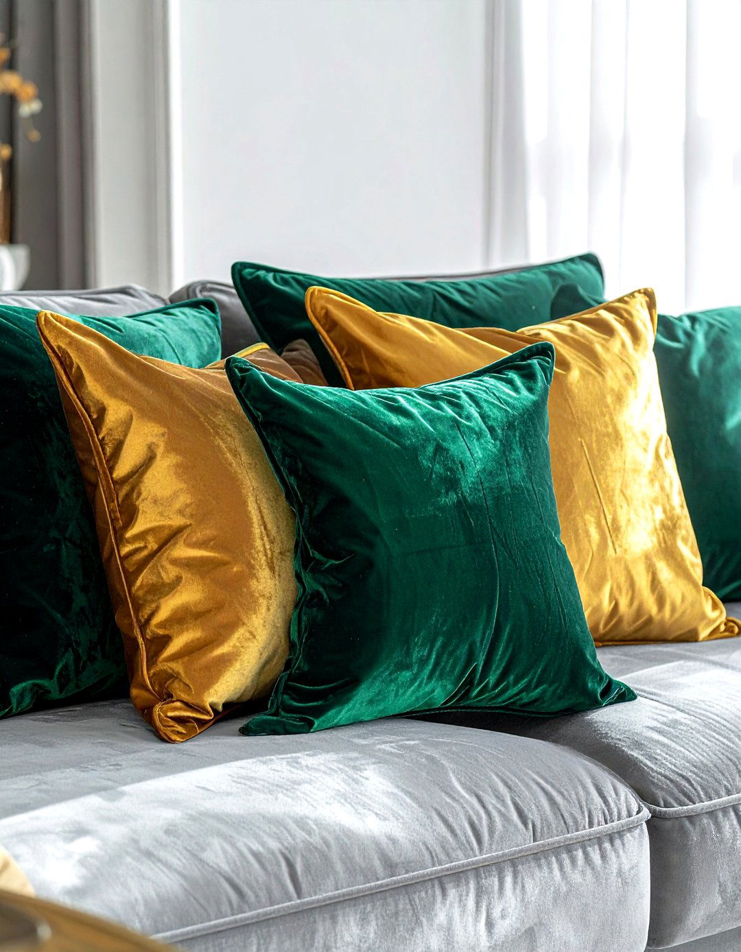 Silk pillow - 30 glam home decor ideas