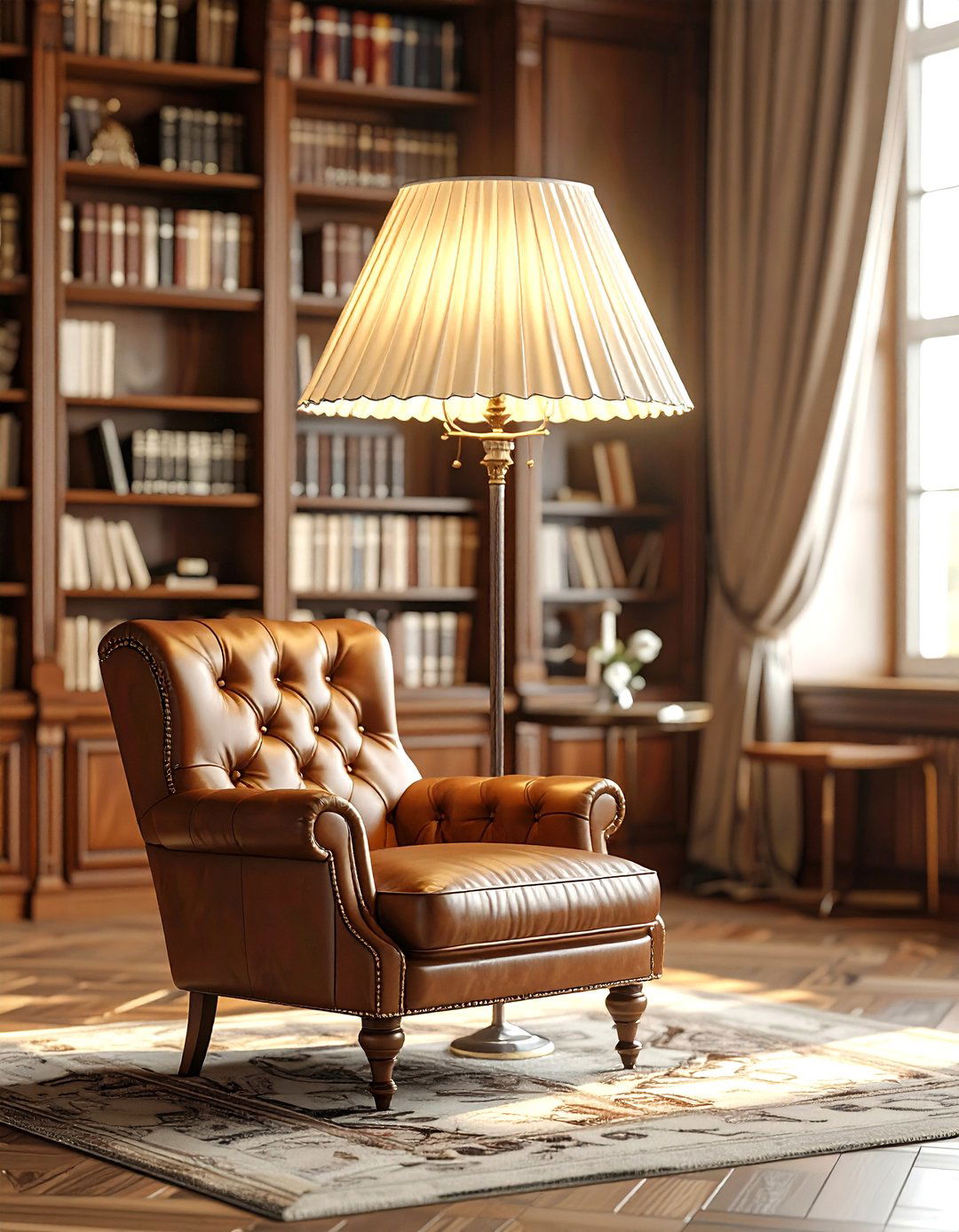 Silk pleated shade - 30 silk decor ideas